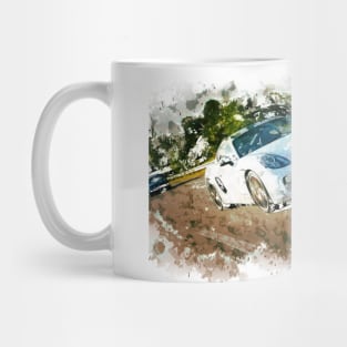 Cayman Porsche - Watercolour Mug